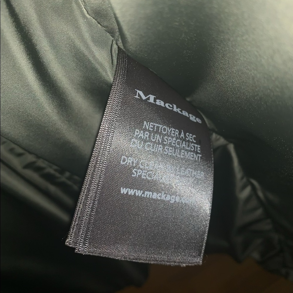 MACKAGE - 💯 Authentic Adali - Down Coat with Natural Fur !!! Size M - Picture 6 of 11